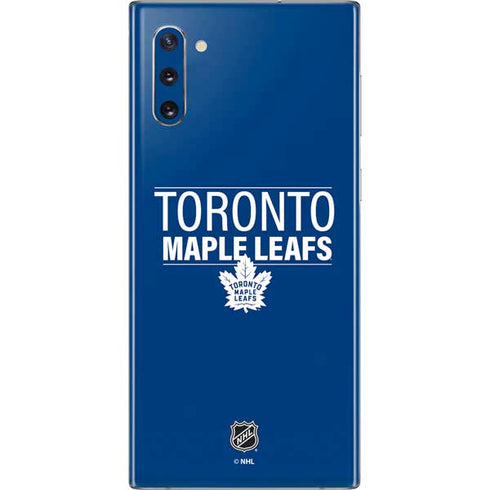 NHL Toronto Maple Leafs Lineup Galaxy Note 10 Skin