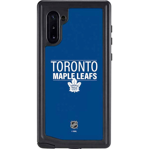 NHL Toronto Maple Leafs Lineup Galaxy Note 10 Waterproof Case