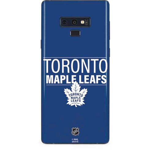 NHL Toronto Maple Leafs Lineup Galaxy Note 9 Skin
