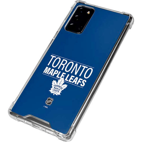 NHL Toronto Maple Leafs Lineup Galaxy Note20 5G Clear Case