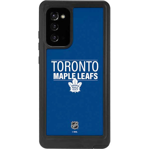NHL Toronto Maple Leafs Lineup Galaxy Note20 5G Waterproof Case