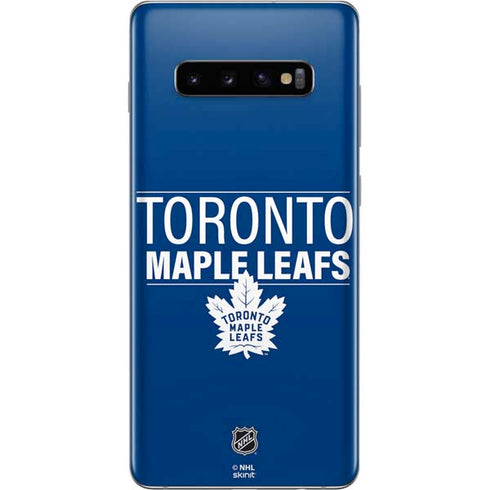 NHL Toronto Maple Leafs Lineup Galaxy S10 Plus Skin