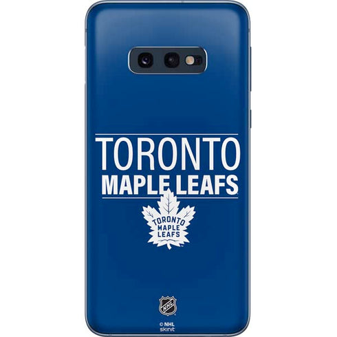 NHL Toronto Maple Leafs Lineup Galaxy S10e Skin