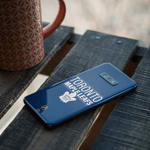 NHL Toronto Maple Leafs Lineup Galaxy S10e Skin