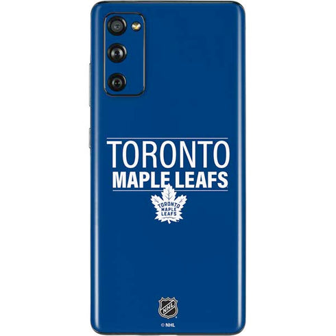 NHL Toronto Maple Leafs Lineup Galaxy S20 Fan Edition Skin