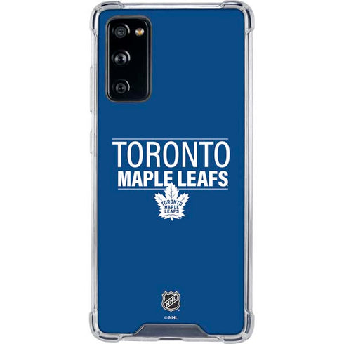 NHL Toronto Maple Leafs Lineup Galaxy S20 FE Clear Case