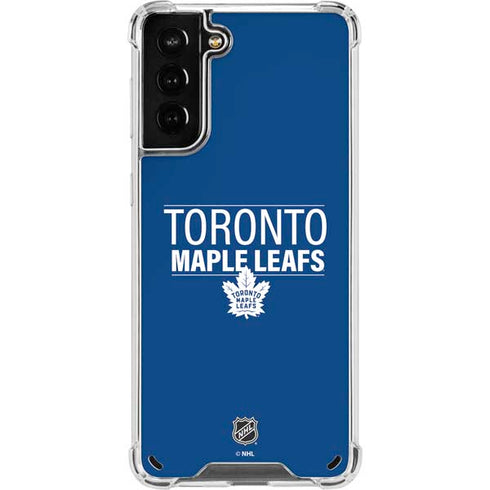 NHL Toronto Maple Leafs Lineup Galaxy S21 Plus 5G Clear Case