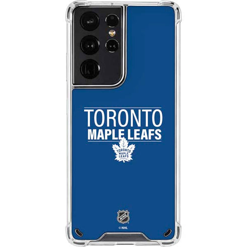 NHL Toronto Maple Leafs Lineup Galaxy S21 Ultra 5G Clear Case