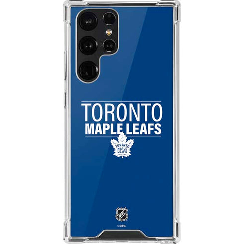 NHL Toronto Maple Leafs Lineup Galaxy S22 Ultra Clear Case