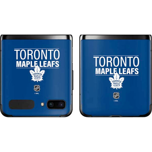 NHL Toronto Maple Leafs Lineup Galaxy Z Flip Skin