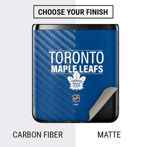 NHL Toronto Maple Leafs Lineup Galaxy Z Flip Skin