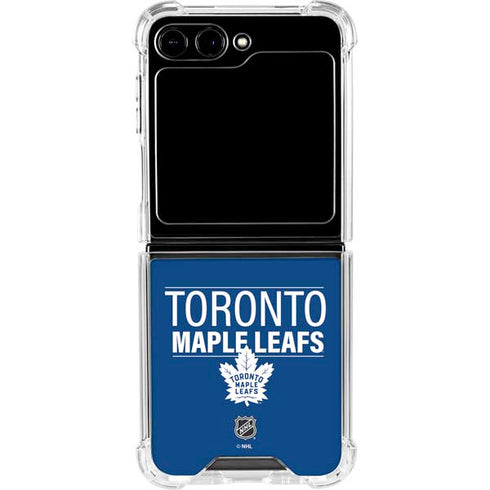 NHL Toronto Maple Leafs Lineup Galaxy Z Flip5 5G Clear Case
