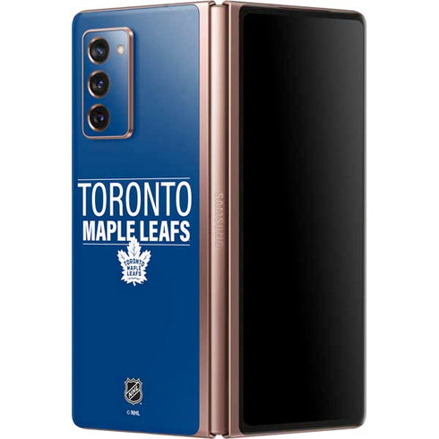 NHL Toronto Maple Leafs Lineup Galaxy Z Fold2 5G Skin