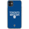 NHL Toronto Maple Leafs Lineup iPhone 11 Clear Case