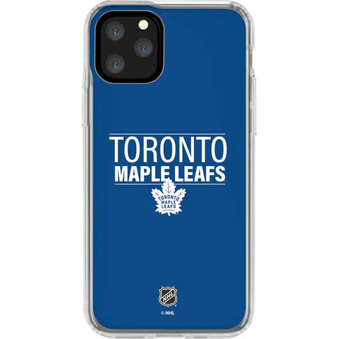 NHL Toronto Maple Leafs Lineup iPhone 11 Pro Clear Case