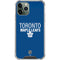 NHL Toronto Maple Leafs Lineup iPhone 11 Pro Max Clear Case