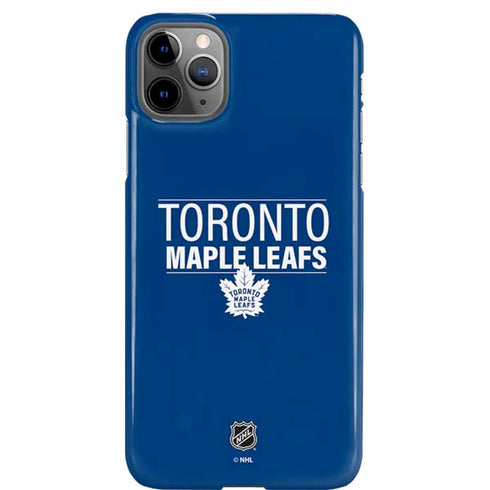 NHL Toronto Maple Leafs Lineup iPhone 11 Pro Max Lite Case
