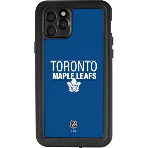 NHL Toronto Maple Leafs Lineup iPhone 11 Pro Waterproof Case