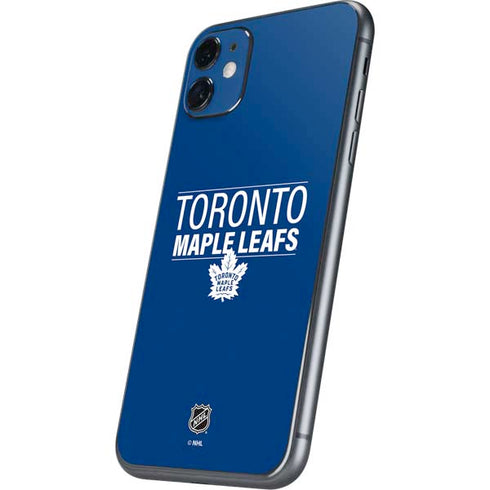 NHL Toronto Maple Leafs Lineup iPhone 11 Skin