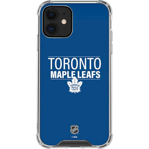 NHL Toronto Maple Leafs Lineup iPhone 12 Mini Clear Case