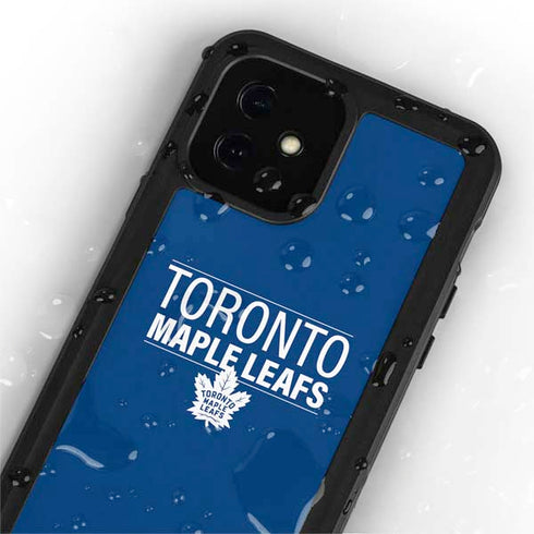 NHL Toronto Maple Leafs Lineup iPhone 12 Mini Waterproof Case