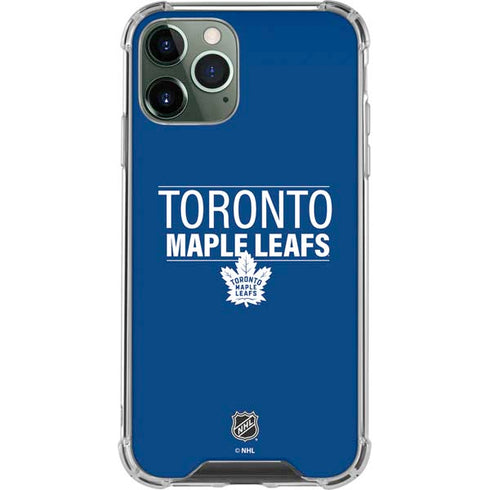 NHL Toronto Maple Leafs Lineup iPhone 12 Pro Max Clear Case