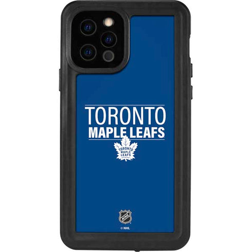 NHL Toronto Maple Leafs Lineup iPhone 12 Pro Waterproof Case