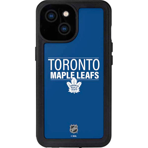 NHL Toronto Maple Leafs Lineup iPhone 13 Mini Waterproof Case
