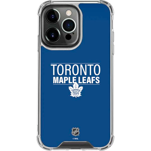NHL Toronto Maple Leafs Lineup iPhone 13 Pro Clear Case