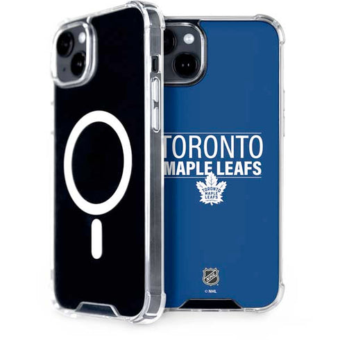 NHL Toronto Maple Leafs Lineup iPhone 15 Plus MagSafe Case