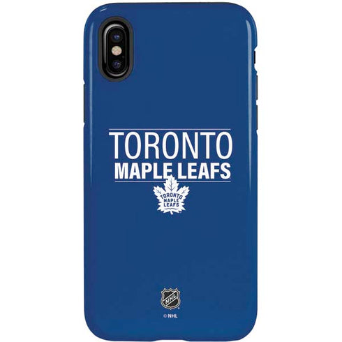 NHL Toronto Maple Leafs Lineup iPhone XS Pro Case