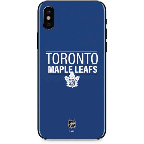 NHL Toronto Maple Leafs Lineup iPhone XS Skin