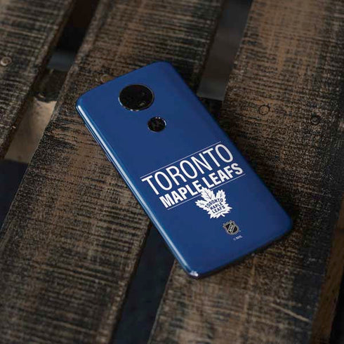 NHL Toronto Maple Leafs Lineup Moto E5 Plus Skin