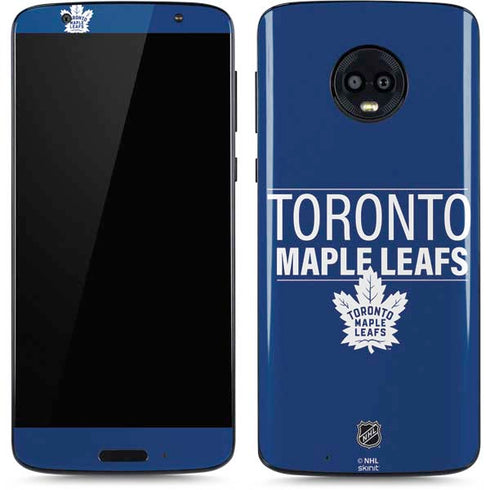 NHL Toronto Maple Leafs Lineup Moto G6 Skin