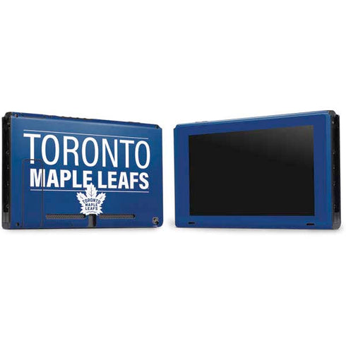 NHL Toronto Maple Leafs Lineup Nintendo Switch Bundle Skin