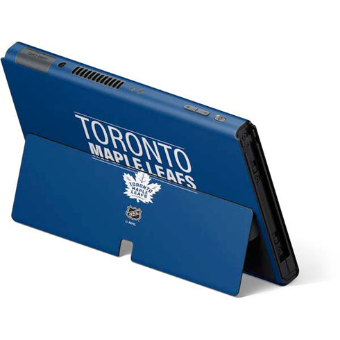 NHL Toronto Maple Leafs Lineup Nintendo Switch OLED (2021) Skin