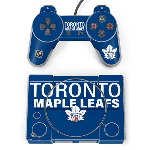 NHL Toronto Maple Leafs Lineup PlayStation Classic Bundle Skin