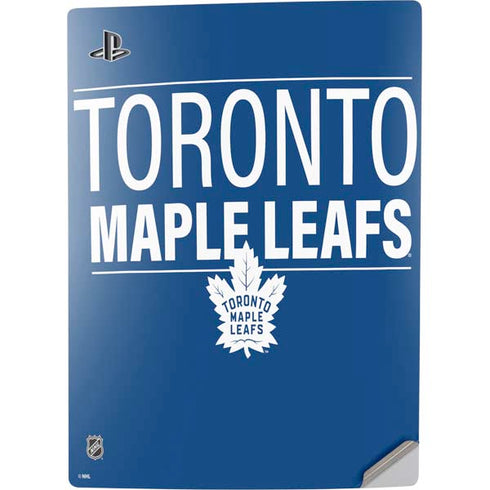 NHL Toronto Maple Leafs Lineup PS5 Digital Edition Console Skin
