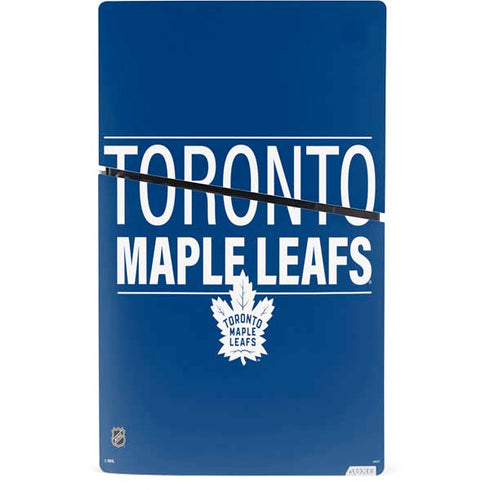 NHL Toronto Maple Leafs Lineup PS5 Slim Digital Edition Console Skin
