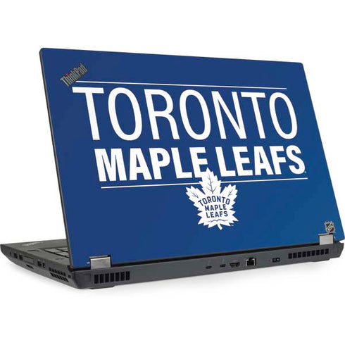 NHL Toronto Maple Leafs Lineup Lenovo ThinkPad Skin