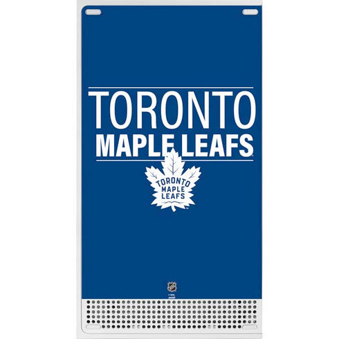 NHL Toronto Maple Leafs Lineup Xbox Series S Console Skin