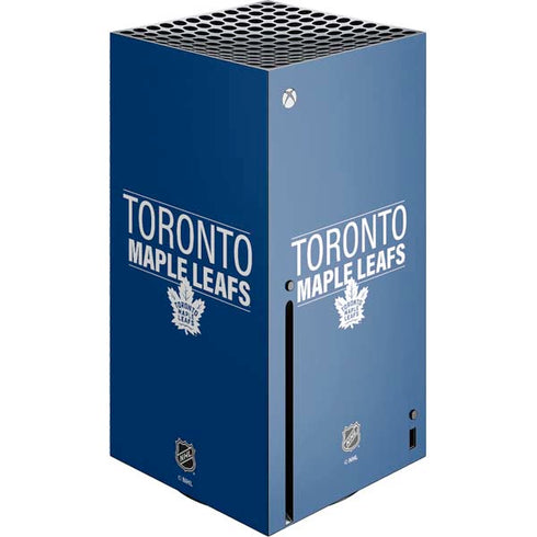 NHL Toronto Maple Leafs Lineup Xbox Series X Console Skin