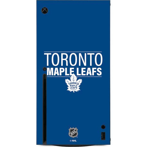 NHL Toronto Maple Leafs Lineup Xbox Series X Console Skin