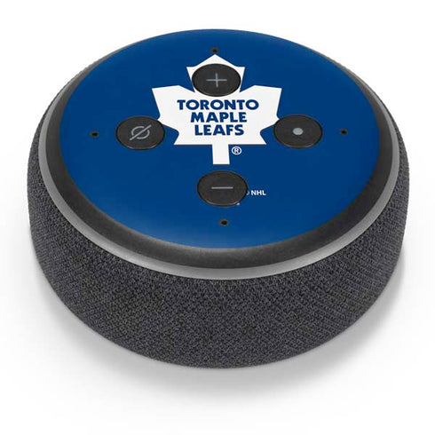 NHL Toronto Maple Leafs Solid Background Amazon Echo Dot Skin