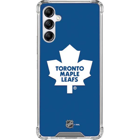 NHL Toronto Maple Leafs Solid Background Galaxy A14 5G Clear Case