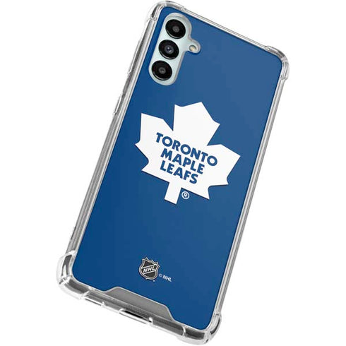 NHL Toronto Maple Leafs Solid Background Galaxy A15 5G Clear Case