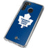 NHL Toronto Maple Leafs Solid Background Galaxy A21 Clear Case
