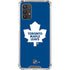 NHL Toronto Maple Leafs Solid Background Galaxy A32 5G Clear Case
