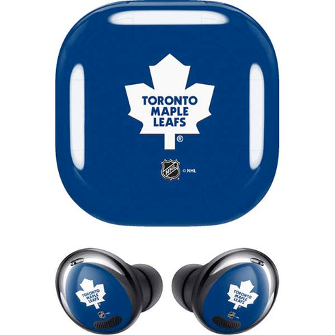 NHL Toronto Maple Leafs Solid Background Galaxy Buds Pro Skin