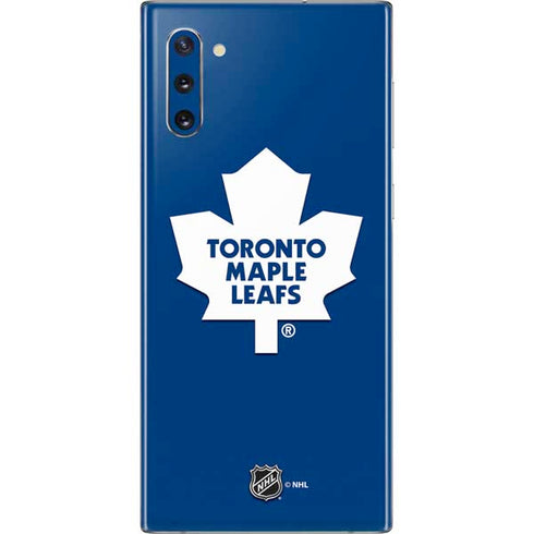 NHL Toronto Maple Leafs Solid Background Galaxy Note 10 Skin